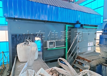 氧化鋅抱夾式噸袋拆包機(jī) 全自動(dòng)噸包破袋機(jī)