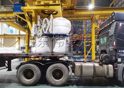 電池材料噸袋裝車機(jī) 全自動(dòng)噸包裝車機(jī)流程